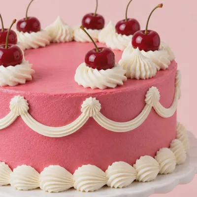 Cherry celebration cake — view 3