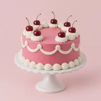 Cherry celebration cake — view 2